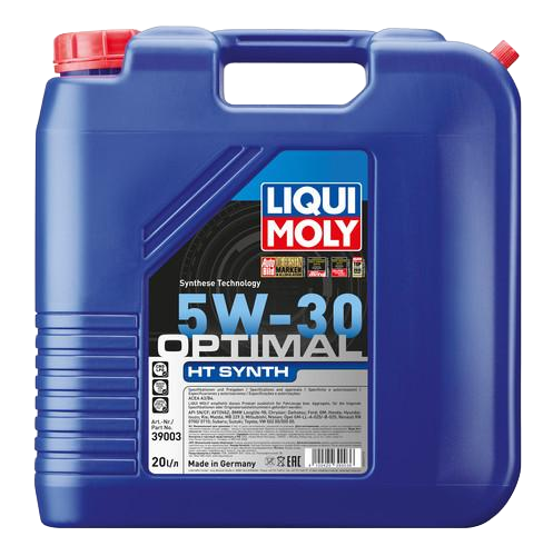 Моторное масло Liqui Moly Optimal HT Synth 5W-30, 20л (LiquiMoly: 39003)